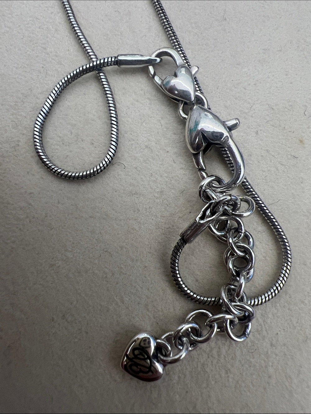 Brighton Silver-Tone Necklace with Black and Iridescent Multicolor Beads - Picture 2 of 8